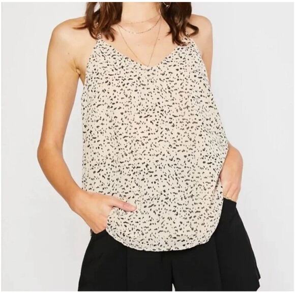 Olivia Grey XL Animal Print Lined Camisole With Racer Back Straps - Picture 1 of 5